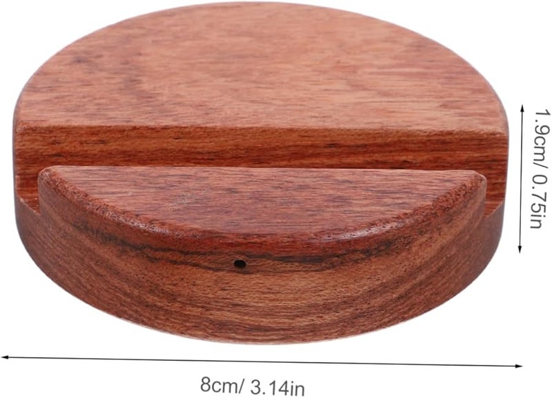 Balacoo Wooden Phone Holder Desk Stand Cellphone Mount Kickstand for Desk - Image 2